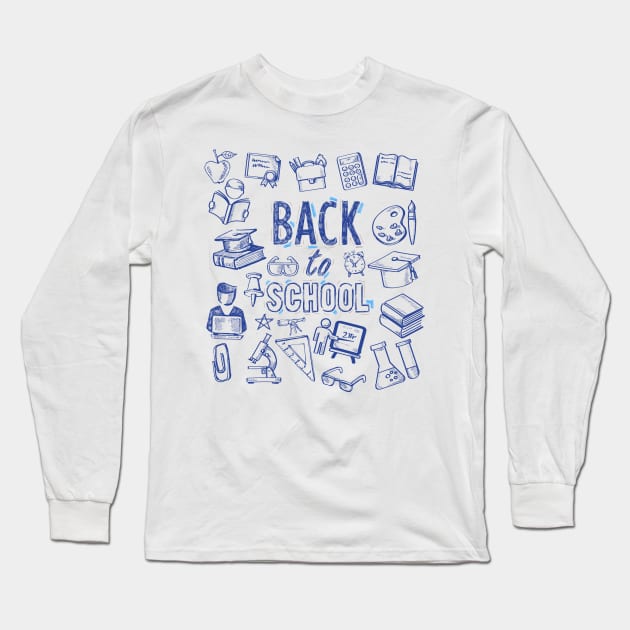 Back to school Long Sleeve T-Shirt by gold package